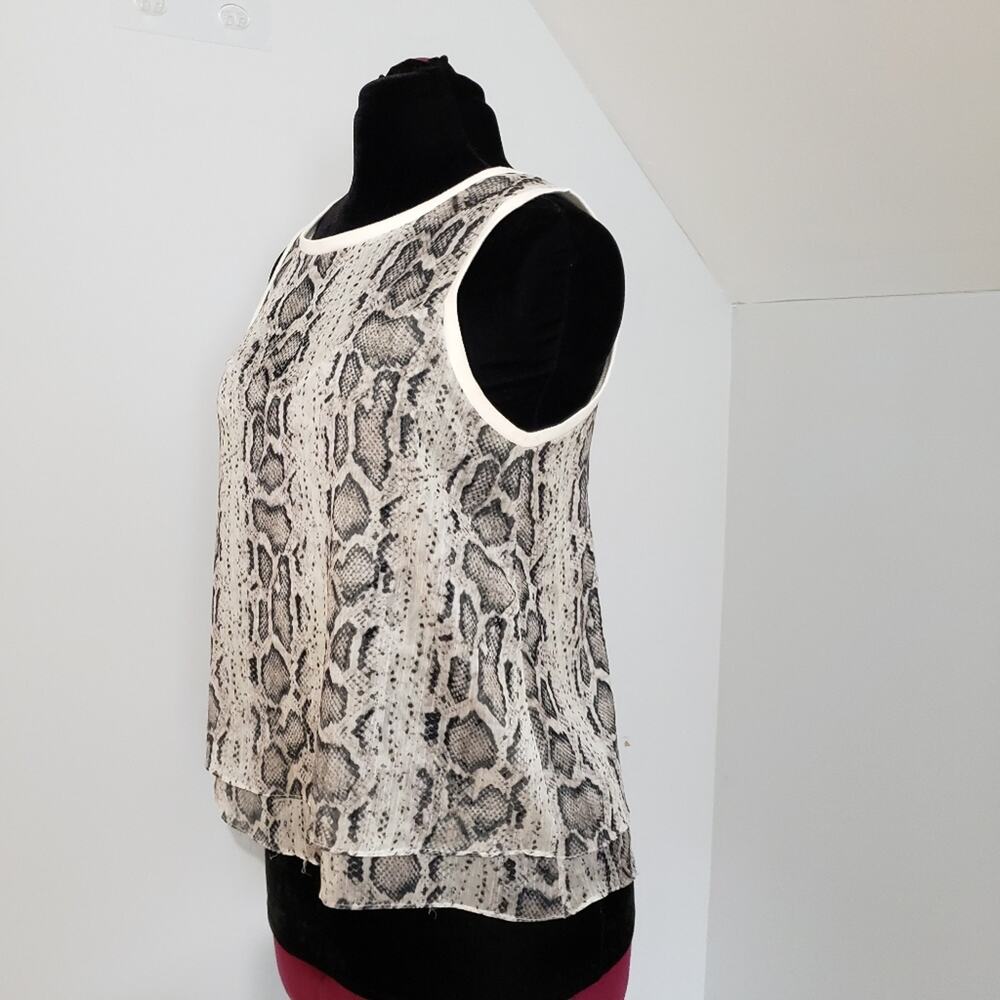 Generation Love Snakeskin Top Python Reptile Shee… - image 4